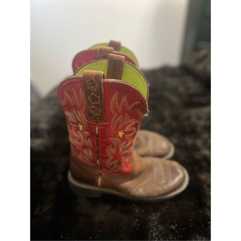 ARIAT Fatbaby Heritage Womens Sz 7.5 B US Cowboy Western Boots  16762